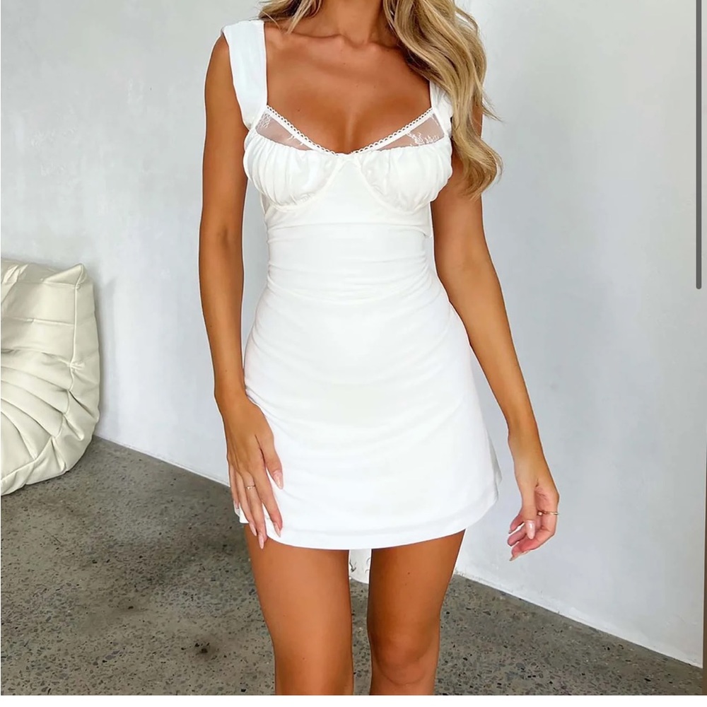NWT TIGER MIST WHITE DRESS
